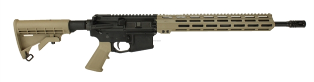 Picture of Del-Ton Echo 316L Semi Auto Rifle, 5.56 Nato, 16.1" Bbl, Fde Stk/Handguard, 13" Mlok Handguard, 30 Rd, Brs Exclusive