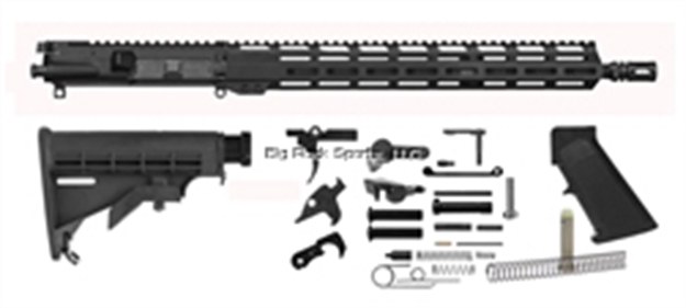 Picture of Del-Ton Rifle Kit. 16" Bbl, Mid-Length Lw, W/15"Mlok Ff, M4 Mil-Spec Collapsible Stock