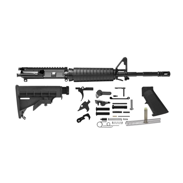 Picture of  Del-Ton Inc Rkt100 Heavy Carbine Rifle Kit  5.56X45mm Nato 16" M4 Profile Chrome Moly Vanadium Barrel 7075-T6 Anodized Aluminum Receiver With A2 Flash Hider
