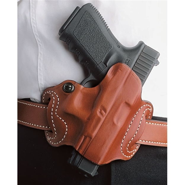 Picture of Desantis Mini Slide Holster Owb RH Leather S/A XD 4" Tan 086TA88Z0
