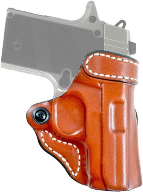 Picture of Desantis Criss-Cross Holster Owb RH Leather Sig P365 Tan 155TA8JZ0