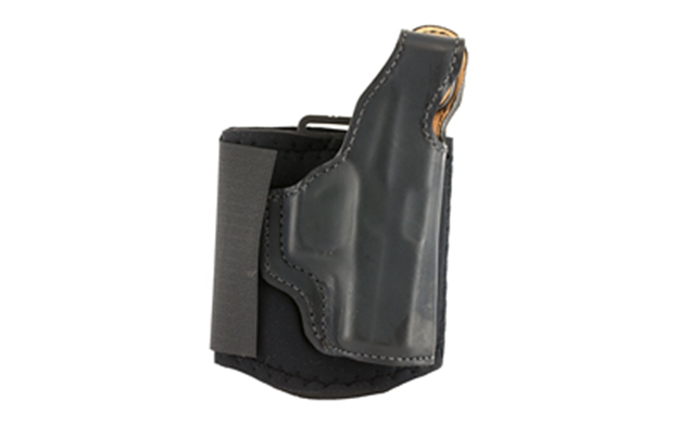 Picture of  Desantis Gunhide 014Pcy8z0 Die Hard Rig  Ankle Black Leather Fits Glock 42 Right Hand 792695326076