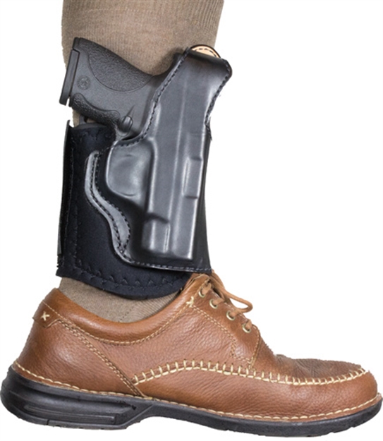 Picture of Desantis Diehard Ankle Holster RH Leather Fits Glock 26 Blk< 014PCE1Z0