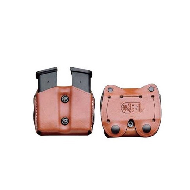 Picture of Desantis Double Mag Pouch Owb Leather Fits Glock 43 Tan A01TJYYZ0 792695329954