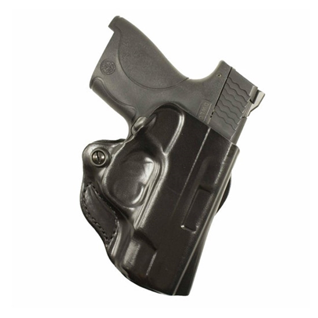 Picture of  Desantis Gunhide 019Bax7z0 Mini Scabbard  Owb Black Nylon Belt Slide Fits S&W M&P Shield 9/40 Right Hand 792695315568