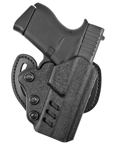 Picture of  Desantis Gunhide 042Ka8bz0 Facilitator  Owb Black Kydex Belt Slide Fits Glock 43/43X Right Hand 792695346159