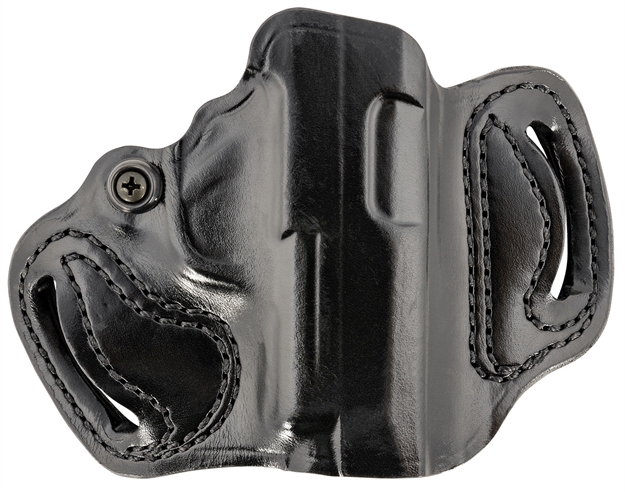 Picture of  Desantis Gunhide 086Ba8jz0 Mini Slide  Owb Tan Leather Belt Slide Fits Sig P365 Belt 1.75" Wide Right Hand