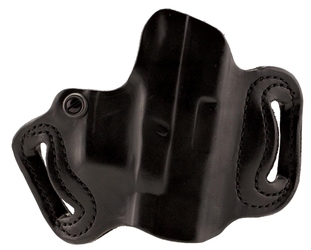 Picture of  Desantis Gunhide 086Bae1z0 Mini Slide  Owb Black Leather Belt Slide Compatible W/Most Glock Belt 1.75" Wide Right Hand 792695236566