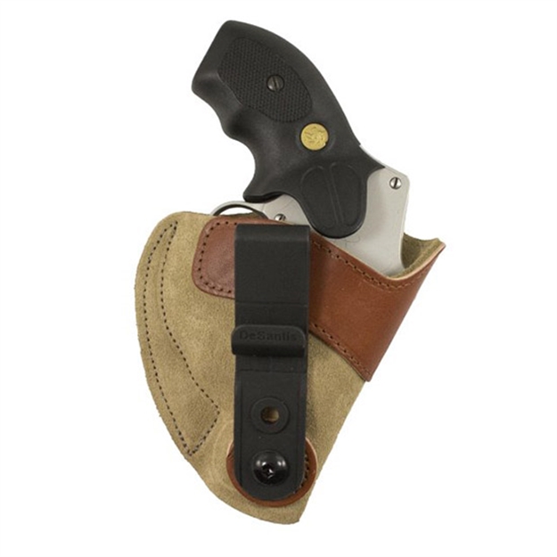 Picture of  Desantis Gunhide 106Nax3z0 Sof-Tuck  Iwb Natural Leather/Suede Belt Clip Fits Sig P938 Fits Kimber Solo Right Hand 792695310068