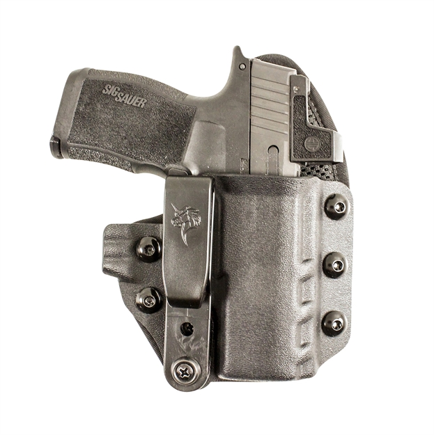 Picture of  Desantis Gunhide 206Ka3tz0 Uni-Tuk  Iwb Black Kydex Belt Clip Fits Glock 43/43X/43X Mos Right Hand