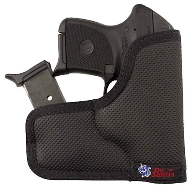 Picture of Desantis Gunhide M33bjg3z0 Nemesis Ammo Pocket Black Rubberized Fabric Fits Kel-Tec P-3At/P32 Ambidextrous M33BJG3ZO