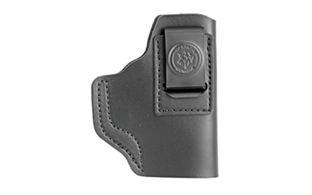 Picture of  Desantis Gunhide 031Bae1z0 Insider  Aiwb Black Leather Belt Clip Compatible W/Glock 26 Gen5/Walther Pps Right Hand