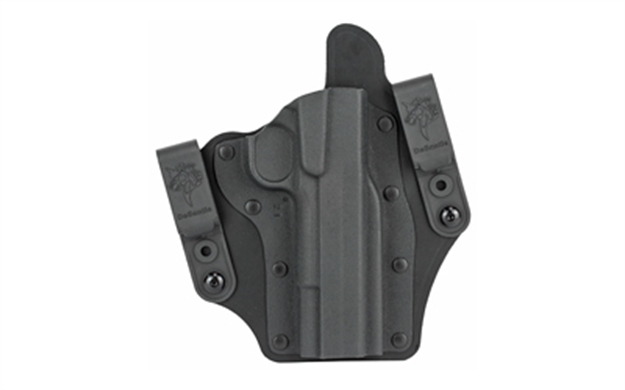 Picture of  Desantis Gunhide 176Ka21z0 Hidden Truth  Iwb Black Kydex Belt Clip Fits 1911 Fits 4-5" Barrel Right Hand