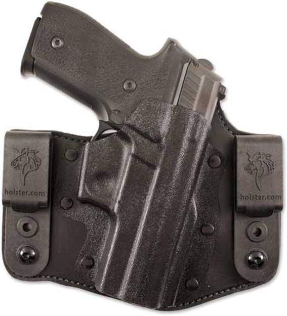 Picture of  Desantis Gunhide 176Ka19z0 Hidden Truth  Iwb Black Kydex Belt Clip Fits 1911 Fits 3-3.50" Barrel Right Hand