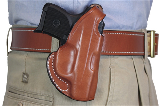 Picture of Desantis Maverick Holster RH Owb Leather Ruger Lcp II Tan 012TA7FZ0