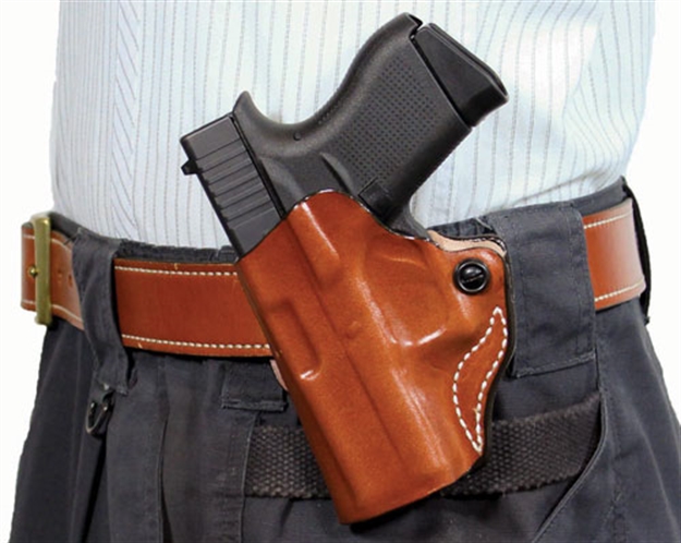 Picture of Desantis Mini Scabbard Holster LH Owb Leather Sig P365 Tan 019TB8JZ0 792695348139