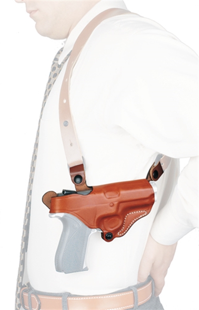 Picture of Desantis New York UC Holster RH Shoulder Lthr M&P 9/40 Tan