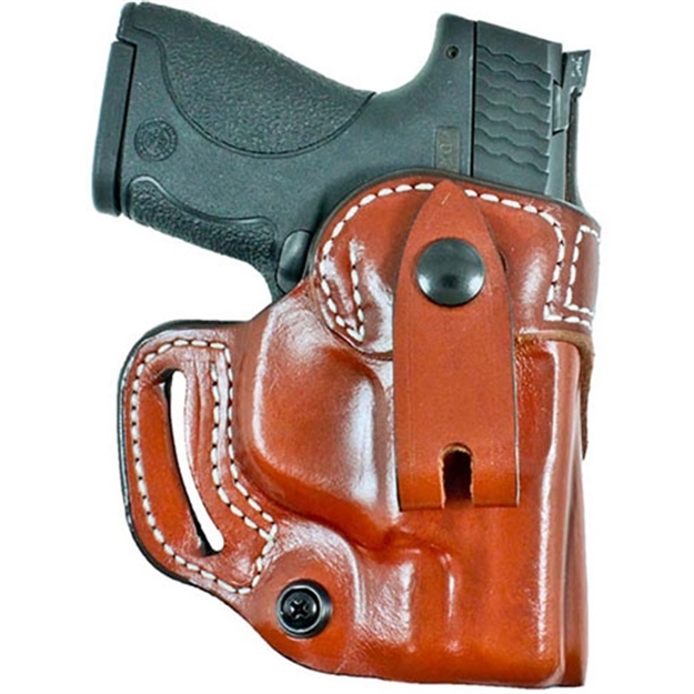 Picture of  Desantis Gunhide 159Ta8jz0 Osprey  Iwb/Owb Tan Leather Belt Slide Fits Sig P365/P365 Sas Belt 1.50" Wide Right Hand