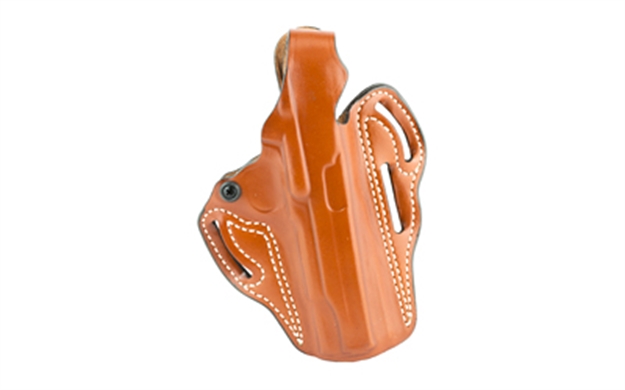 Picture of  Desantis Gunhide 001Ta21z0 Thumb Break Scabbard Owb Tan Leather Belt Slide Fits 1911 Fits 5" Barrel Right Hand