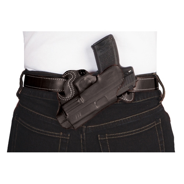 Picture of Desantis Small OF Back Holster RH Owb Leather S/A XD 4" Black 067BA88Z0