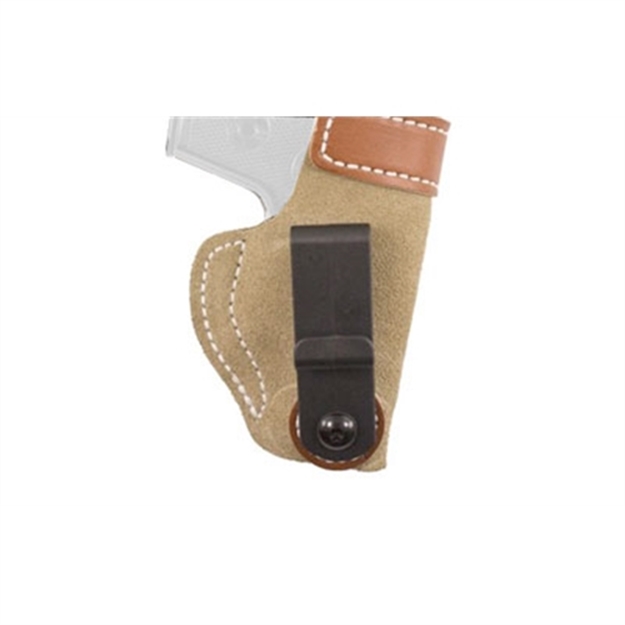 Picture of  Desantis Gunhide 106Nab6z0 Sof-Tuck  Iwb Tan Leather/Suede Belt Clip Fits Glock 19/23/36 Right Hand 792695305040