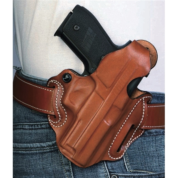 Picture of Desantis Thumb Break Scabbard RH Owb Leather M&P Shld 9 Tan 001
