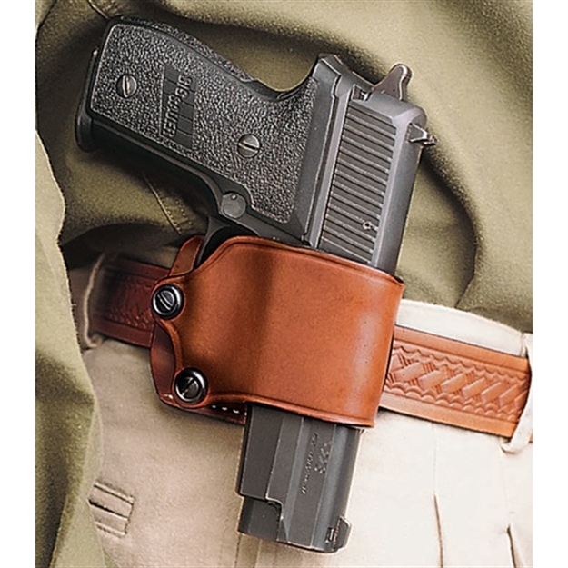 Picture of Desantis Yaqui Slide Holster RH Leather Large DA Autos Tan 023TADAZ0