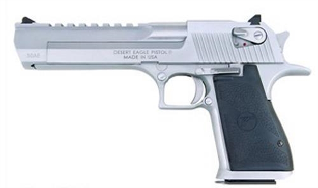 Picture of Magnum Research Desert Eagle Mark Xix Semi Auto Pistol 357 Mag, 6 In, Syn Grp, 9+1 Rnd, Brushed Chrome Frame DE357BC 761226024217