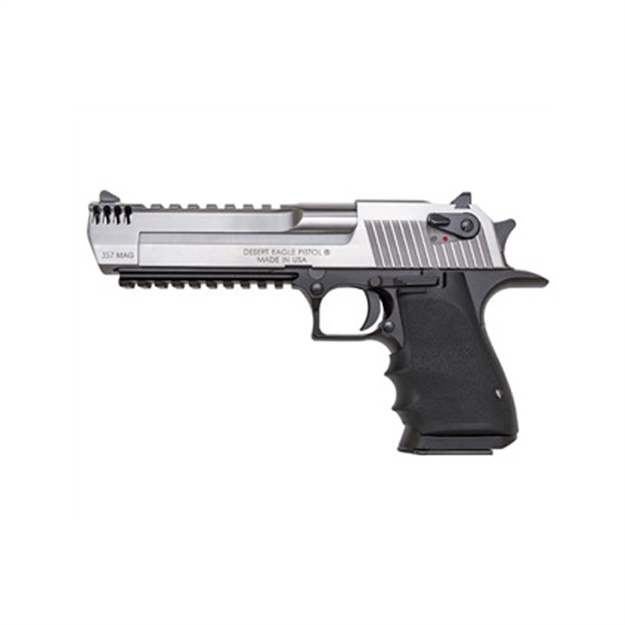 Picture of  Magnum Research De357asimb Desert Eagle Mark Xix L6 357 Mag 6" 9+1 Black Hardcoat Anodized Aluminum Frame Stainless Steel Slide Black Polymer Grip 761226088127