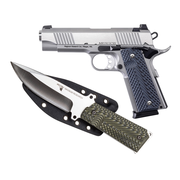 Picture of Desert Eagle Eagle 1911 Commander 45Acp 4.3" FS SS G10 W/Knife DE1911CSS-K 761226088707