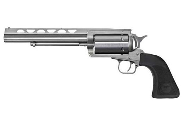 Picture of  Magnum Research Bfr45lc4106 Bfr  Sao 45 Colt (Lc) OR 410 Gauge, 7.50" Vent Rib Barrel, 6Rd Cylinder, Brushed Stainless Steel, Black Hogue Rubber Grip 761226090236
