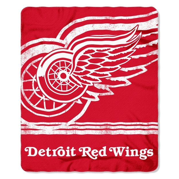 Picture of Detroit Redwings Fade Away Fleece Throw