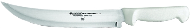 Picture of Dexter Basics 10" Cimeter Steak Knife, White Polypropylene Handle
