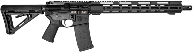 Picture of  Diamondback Db175ab002 Db15  300 Aac Blackout 30+1 16" Black Nitride Black Hardcoat Anodize Picatinny Rail Aluminum Receiver, 15" M-Lok Handguard, Black Carbon Fiber Stock, Black Magpul Grip