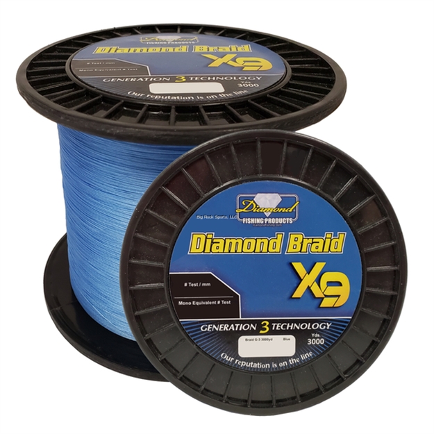 Picture of Diamond Diamond Braid Generation Iii  9X 3000Yds 10#Blue