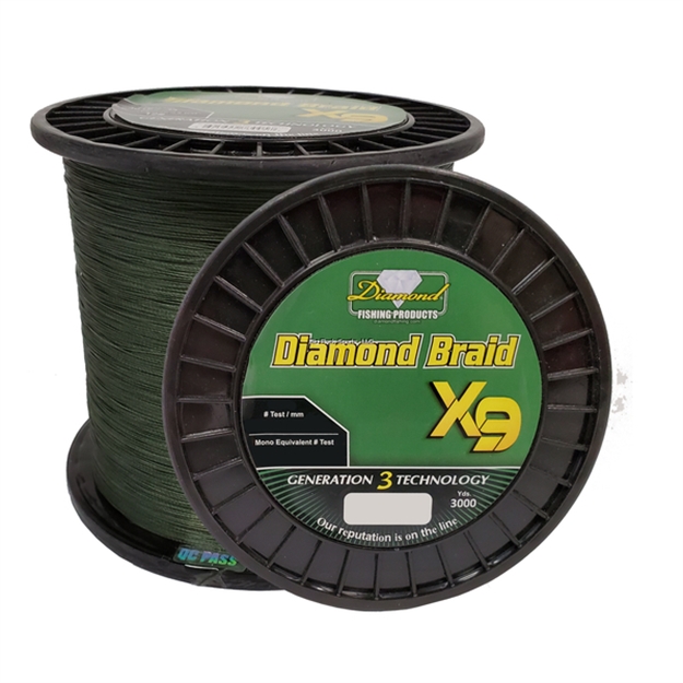 Picture of Diamond Diamond Braid Generation Iii  9X 3000Yds 40#Dark Green