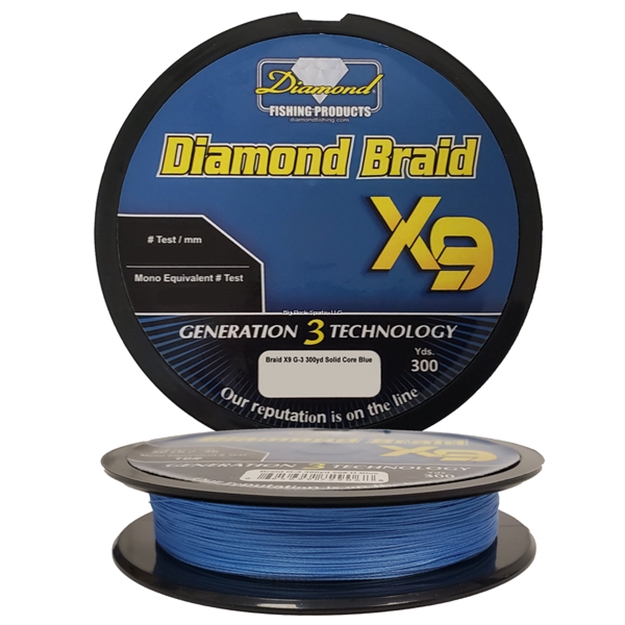 Picture of Diamond Diamond Braid Generation Iii  9X 300Yds 15#Blue