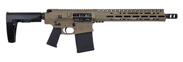 Picture of Diamondback Db1330c061 Db10  308 Win 13.50" 20+1 Flat Dark Earth Black Magpul Moe K2 Grip Gearhead Works Tailhook Mod2 Brace