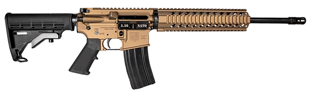 Picture of  Diamondback Db1717k042 Db15 Version 2 5.56X45mm Nato 16" 30+1 Burnt Bronze Cerakote Black 6 Position Stock Black Polymer Grip Right Hand 810035754515