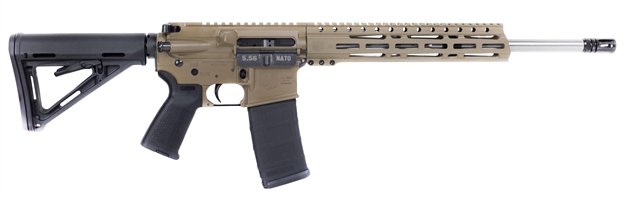 Picture of Diamondback Db15cmlxfde Db15  With M-Lok Semi-Automatic 223 Remington/5.56 Nato 16" 30+1 6-Position Rogers Super-Stock Fde Stk Flat Dark Earth Cerakote/Stainless Steel