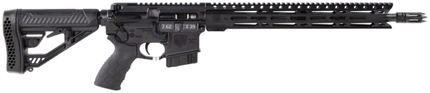 Picture of Diamondback Db1547emlbca Db15 *California Compliant* 
Semi-Automatic 7.62X39mm 16" 10+1 Adaptive Tactical EX Performance Black Stk Black Hardcoat Anodized/Black Nitride