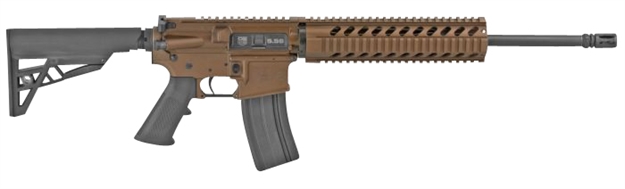 Picture of Diamondback Db15ccbbv2mlb Db15  5.56X45mm Nato 16" 30+1 Brunt Bronze Cerakote Black 6 Position Stock Black A2 Grip Right Hand 10" Free-Float Quad Rail