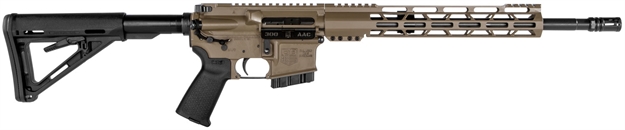 Picture of Diamondback Db15ccml300f Db15 *California Compliant* 
Semi-Automatic 300 Aac Blackout/Whisper (7.62X35mm) 16" 10+1 6-Position Rogers Super-Stoc Black Stk Flat Dark Earth Cerakote/Black Nitride