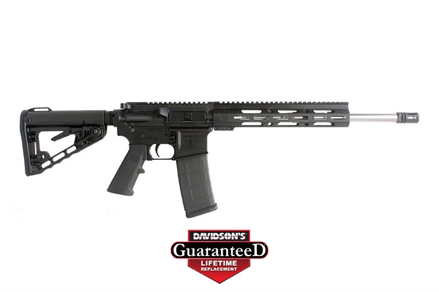 Picture of Diamondback Db15cmlxb Db15  With M-Lok Semi-Automatic 223 Remington/5.56 Nato 16" 30+1 Rogers Super-Stoc Black Stk Black Hardcoat Anodized/Stainless Steel