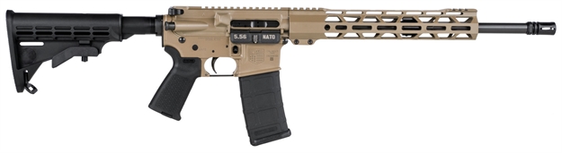 Picture of Diamondback Db15ssfde Db15  5.56X45mm Nato 16" 30+1 Flat Dark Earth 6 Position Stock