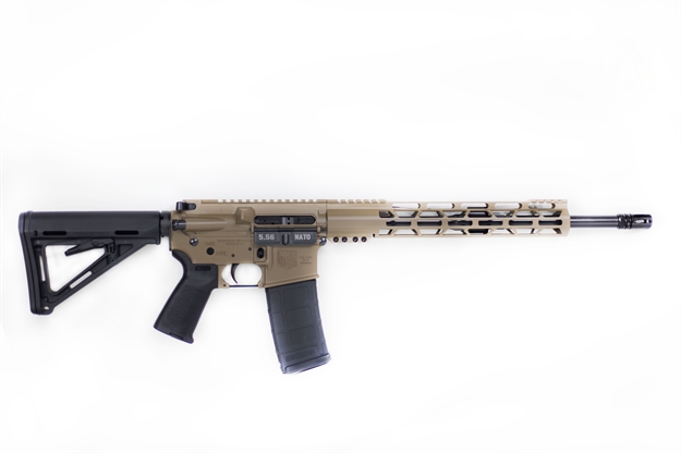 Picture of  Diamondback Db1717k061 Db15  5.56X45mm Nato 16" 30+1 Flat Dark Earth Cerakote Adjustable Magpul Moe Carbine Stock Black Magpul Moe Grip 12" M-Lok
