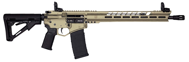 Picture of  Diamondback Db1736k061 Db15  5.56X45mm Nato 16" 30+1 Flat Dark Earth Adjustable Magpul Ctr Stock Black Magpul Moe K2 Grip With Black Gold Lower