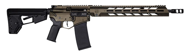 Picture of  Diamondback Db1758k071 Db15  5.56X45mm Nato 16" 30+1 Midnight Bronze Adjustable Magpul Acs-L Stock Black Magpul Moe-K2+ Grip 15" M-Lok 810035753150