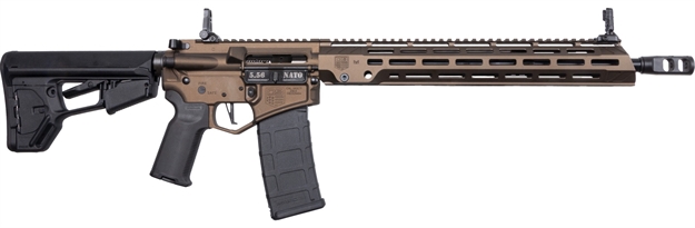 Picture of  Diamondback Db1874k071 Db15  5.56X45mm Nato 16" 30+1 Midnight Bronze Adjustable Magpul Acs-L Stock Black Magpul Moe-K2+ Grip 810035753129