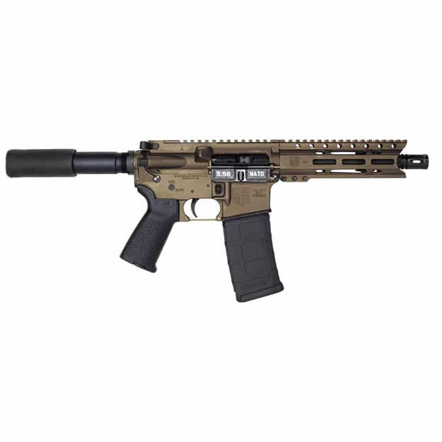 Picture of  Diamondback Db1912k071 Db15  5.56X45mm Nato 30+1 7" Black Nitride Threaded Barrel, M-Lok Handguard, Midnight Bronze Aluminum Picatinny Rail Receiver, Black Buffer Tube, Black Magpul Grip, Right Hand